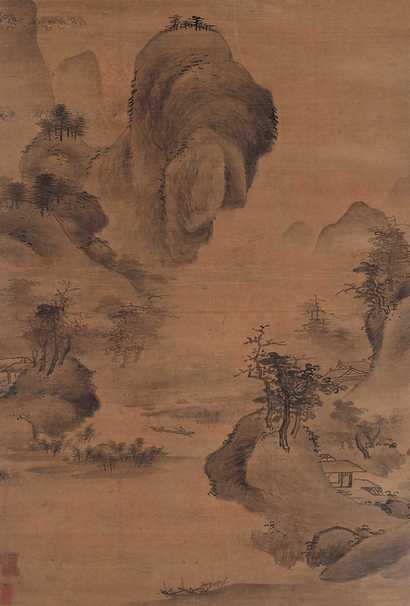 佚名 山水 立轴